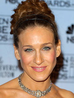Sarah Jessica Parker, transformation, updo, celebrity hair, celebrity beauty