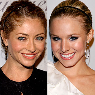 Rebecca Gayheart, Kristen Bell, headbands, Daily Beauty Flash, hair, makeup, beauty Rebecca Gayheart, Kristen Bell, headbands, Daily Beauty Flash, hair, makeup, beauty