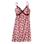 Italian-made micorfiber Emma Chemise with lace trim, Cosabella.