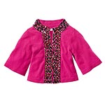 Cotton-cashmere Big Shot cardigan in fucshia, Trina Turk.