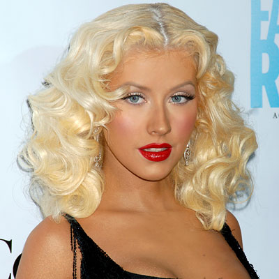 Christina Aguilera hairstyle
