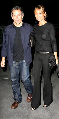 Ben Stiller and Christine Taylor