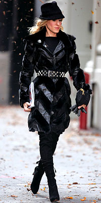 Through Thick and Thin - Shoes and the City - The looks from Sex and the City: The Movie - Movie & TV Fashion - Trends - In Style from instyle.com