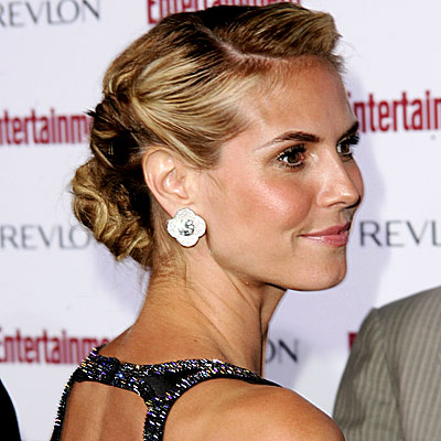 Heidi Klum's Intricate Updo