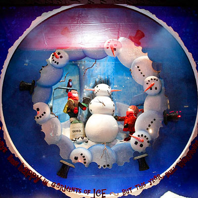 Saks Fifth Avenue Lets It Snow