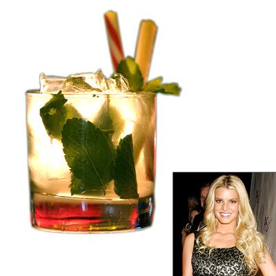 Celebrity Holiday Cocktails, Jessica Simpson