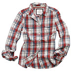 Cotton plaid shirt, American Eagle Outfitters.
