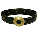 Studded belt, Silver Jeans.