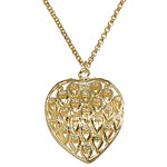 Gold pendant necklace, Yochi Design.