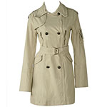 Double-breasted trenchcoat, Wet Seal.