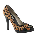 Faux pony hair pump, Steve Madden.