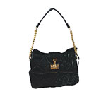 Quilted tote with chain strap, AKO Style.