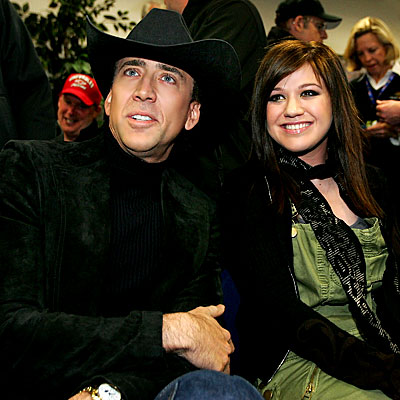 Nicolas Cage, Kelly Clarkson Feb. 20