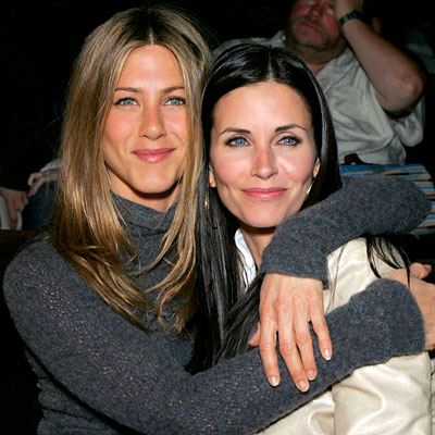 Jennifer Aniston, Courteney Cox, celebrity best friends, best of 2007