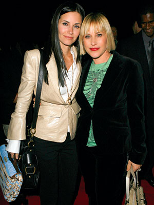 Courteney Cox Arquette, Patricia Arquette, April 12