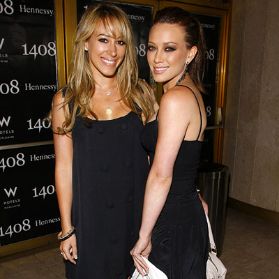Haylie Duff, Hilary Duff premiere of 1408, Hollywood