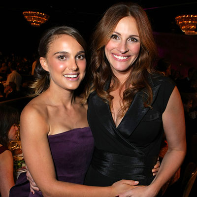  of famous fans in a salute to leading lady Julia Roberts in Hollywood