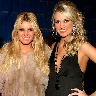 Site Blogspot  Wedding Hairstyles on Jessica Simpson In Michael Kors  Carrie Underwood In Malandrino  Girl