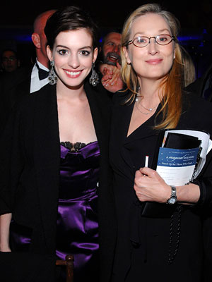 Anne Hathaway in Dolce & Gabbana, Meryl Streep, Magical Evening