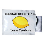 Lemon towelettes, Herban Essentials.