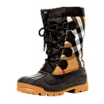 Nylon boots, Burberry.