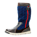 Leather and wool boots, Tommy Hilfiger.