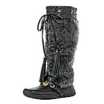 Leather and faux fur boots, Juicy Couture.