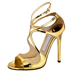 Leather sandals, Jimmy Choo.