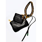 Leather wristlet, BCBG Max Azria.
