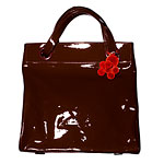 Patent leather bag, Bulga.