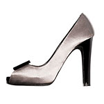 Satin shoes, Reiss.