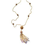Necklace of sapphires, seed pearls, 18kt gold and platinum, Tiffany & Co..