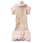 Wool-and-acrylic dress, United Colors of Benetton.