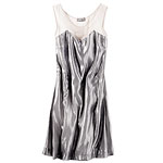 Dress of silk chiffon and lurex, Chris Benz.