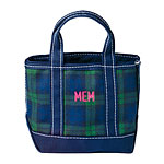 Plaid tote, L.L. Bean.