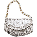 Lace-printed leather purse, Felix Rey.