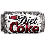 Diet Coke Can of Swarovski Crystals clutch, Kathrine Baumann.