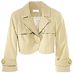 Poly-rayonspandex jacket, Ann Taylor Loft.