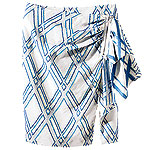 Cotton wrap skirt, Sue Stemp.