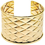 Gold-plated cuff, Avenue.