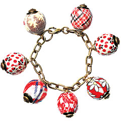 Vintage Fabric Bracelet from instyle.com