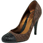 Crocodile and python pump, Sergio Rossi.