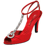 Satin sandal, Enzo Angiolini.