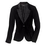 Wool jacket with satin lapels, Agn.