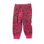 Cotton-jersey leopard-print leggings in Lifesaver Red, C&C California.