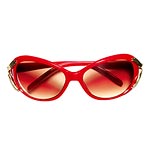 Plastic with metal sunglasses, Jessica Simpson.
