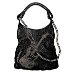 Studded leather bag, Seril.