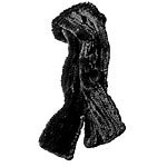 Rabbit fur scarf, S.