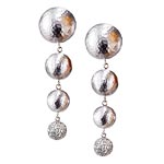 Diamonds and 18kt white gold earrings, Paloma Picasso for Tiffany & Co..
