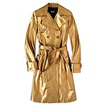 Metallic leather trenchcoat, D&G.